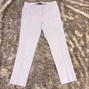 Ann Taylor modern slim fit lavender linen slacks